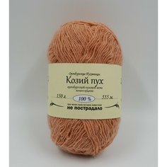 Оренбургские Пуховницы Пряжа из 100% козьего пуха, цвет: оранжевый, 150 г, 555 м