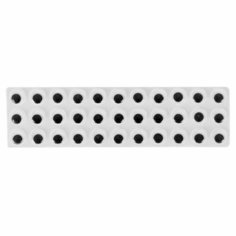 Глазки на клеевой основе, набор 33 шт, размер 1 шт: 1 см ТероПром