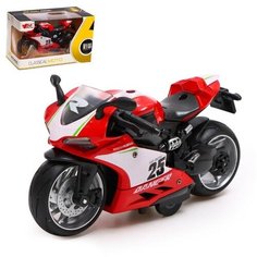 Мотоцикл металлический «СпортБайк», масштаб 1:12, микс Noname