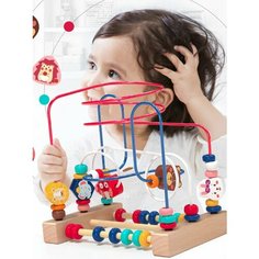 "Монтессори-сортер" - деревянный бизиборд для малышей Южные игрушки