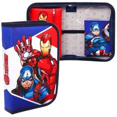 MARVEL Пенал каркасный, 1 секция, 14х21 см, Мстители