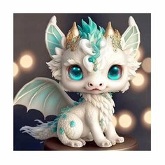 Алмазная мозаика. 5D. Дракон Нет бренда