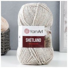Пряжа "Shetland" 30% шерсть верджин, 70% акрил 220м/100гр (535 бел-беж-сер), 1шт Yarn Art
