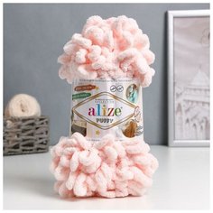 Пряжа "Puffy" 100 % микрополиэстер 9м/100г (639 - светло-розовый) Alize