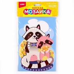 Мягкая мозаика. Малый набор «Енотики», 3 штуки Lori