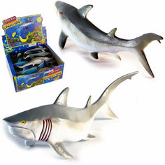 Игрушка резиновая фигурка-пищалка «Акула» 25 см. / 1 шт. Denco.Store