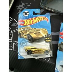 Машинка детская Hot Wheels коллекционная BATMOBILE золотой Нет бренда