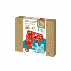 Пазлы из дерева «Мои первые пазлы» «Цвета» 48 элементов Десятое королевство