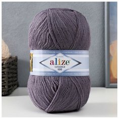 Пряжа "Lanagold 800" 49% шерсть, 51% акрил 730м/100гр (348), 1шт Alize