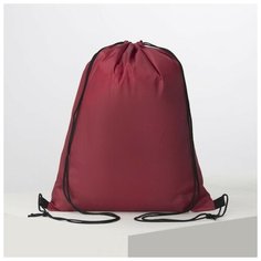 Мешок для обуви Джек, 35*0,5*43, отд на шнурке, бордовый 4628123 Сима ленд