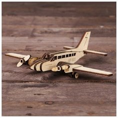 Деревянный конструктор. Cборная модель «Самолёт. CESSNA» Altair