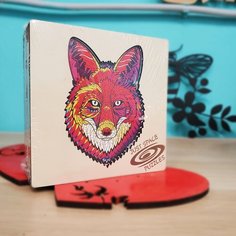 Деревянные фигурные пазлы / Мозаика из дерева / Развивающая игрушка на логику Ais Laser