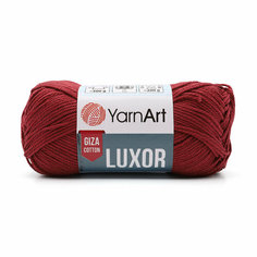 Пряжа для вязания YarnArt Luxor, 50г, 125м (100% мерсеризованный хлопок) (1224 бордо), 10 мотков