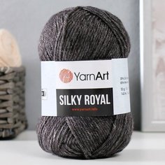 Пряжа "Silky Royal" 65% мерин. шерсть, 35% иск. шелк 140м/50г (435 моренго) Yarn Art