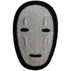 Нашивка, шеврон, патч (patch) Безликий Унесенные призраками, размер 4,5*7 см, 1 шт. Нет бренда
