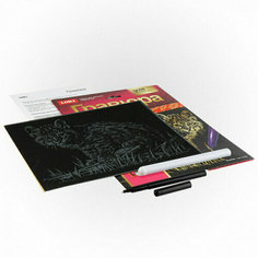 Набор для творчества Гравюра "Рысёнок" Гр/ф-528 Lori 996-516