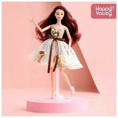 Кукла модель для девочки Нежные мечты с велосипедом Happy Valley