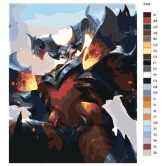 Картина по номерам Т347 "Mobile Legends: тамуз" 40Х50 Brushes Paints