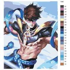 Картина по номерам Т365 "Mobile Legends: вейл" 40Х50 Brushes Paints