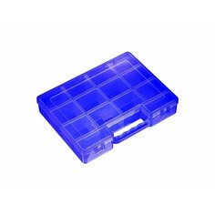 Коробка для швейныx принадлежностей Gamma, цвет: синий 5x27,3x22 см