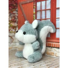Мягкая игрушка Белка серая Plush Toys