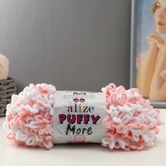 Пряжа "Puffy more" 100 % микрополиэстер 11,5м/150г (6272) Alize