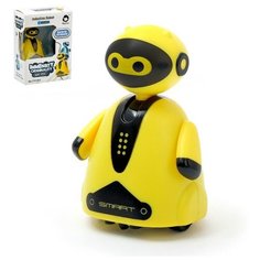 Робот «Умный бот», ездит по линии, световые эффекты, цвет жёлтый Нет бренда