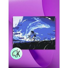 Картина по номерам на холсте Аниме Арт, 40 х 50 см КУЛЬТУРА ЦВЕТА