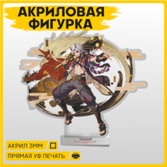 Фигурка Геншин Genshin Impact из акрила статуэтка Итто 15х13см 1-я Наклейка
