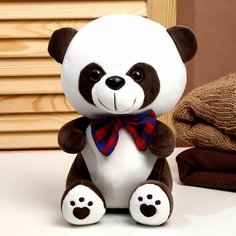 Мягкая игрушка Панда в бабочке Denco Store
