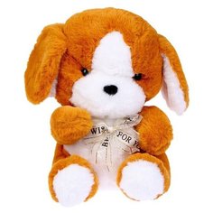 Мягкая игрушка «Пёсик с бантом», цвета микс Без бренда