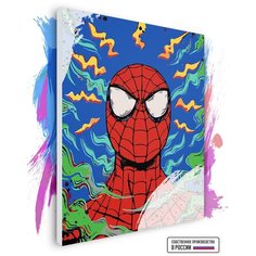 Картина по номерам на холсте Spider-Man - Чутьё, 80 х 120 см Красиво Красим