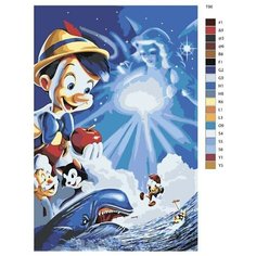 Картина по номерам Т96 "Пиноккио", 40х60 см Brushes Paints