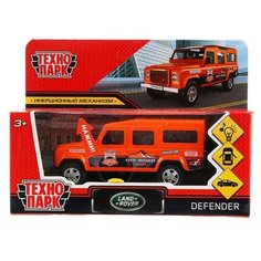 Модель DEFENDER-12SLSRT-OG LAND ROVER DEFENDER Спорт оранж. в коробке Технопарк