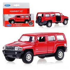 Машинка инерционная Welly 43629 Велли Модель машины 1:34-39 Hummer H3