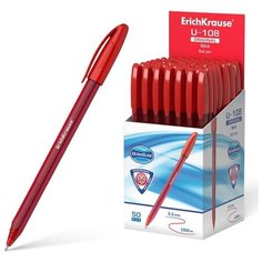 Ручка шариковая ErichKrause U-108 Original Stick 1.0, Ultra Glide Technology, красная