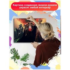 Картина по номерам Аниме Оверлорд Повелитель Аинз - 6507 Г 30x40