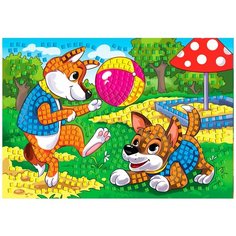 Мозаика мягкая Озорные щенки А4 М-0437 Рыжий кот