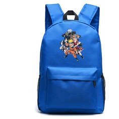 Рюкзак с героями аниме "Наруто" синий №1 Noname