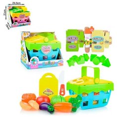 Набор продуктов 261-7 в корзинке-сортере Китайская игрушка2
