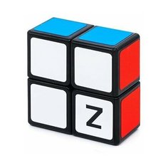 Кубик рубика Z 2x2x1 Черный пластик с наклейками Zcube