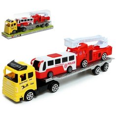 Грузовик инерционный «Спецслужбы», машинки спецслужб в комплекте, микс