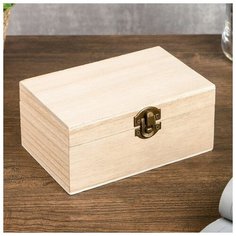 Шкатулка для росписи "Прямоугольная" 15х9,7х6,7 см