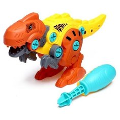 Конструктор винтовой Тираннозавр, с отвёрткой, 24 детали Нет бренда