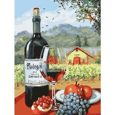 Картина по номерам Красное вино 40х50 см АртТойс