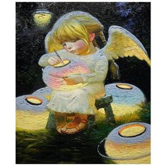 Картина по номерам Ангелочек 40х50 см АртТойс