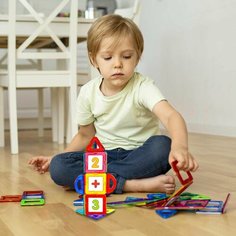 Магнитный конструктор Magical Magnet, 54 детали, детали матовые Denco Store