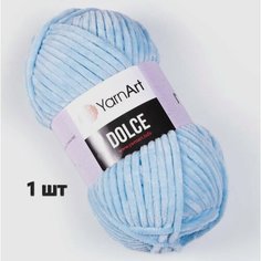 Пряжа YarnArt Dolce Голубой (749) 1 моток 100 г/120 м (100% микрополиэстер) ярнарт дольче