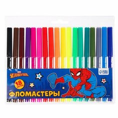 Фломастеры, 18 цветов, Человек-паук Россия