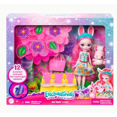 Игровой набор с куклой Enchantimals Кролик Бри и Твист серия Друзья-малыши, HLK85 Mattel